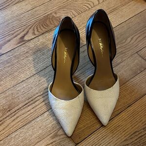 3.1 Phillip Lim Black and Cream Heels